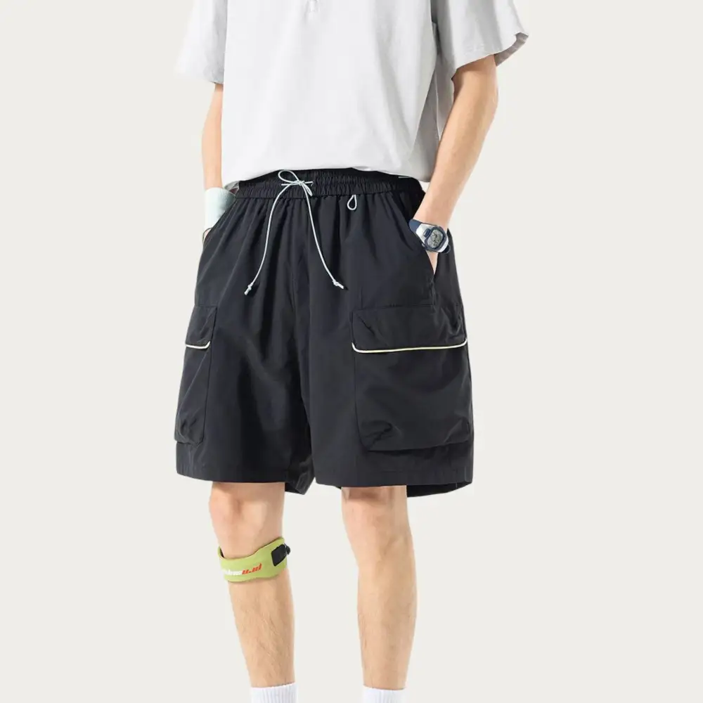 Tailored Drawstring Pocketed Lightweight Men's Athletic Shorts