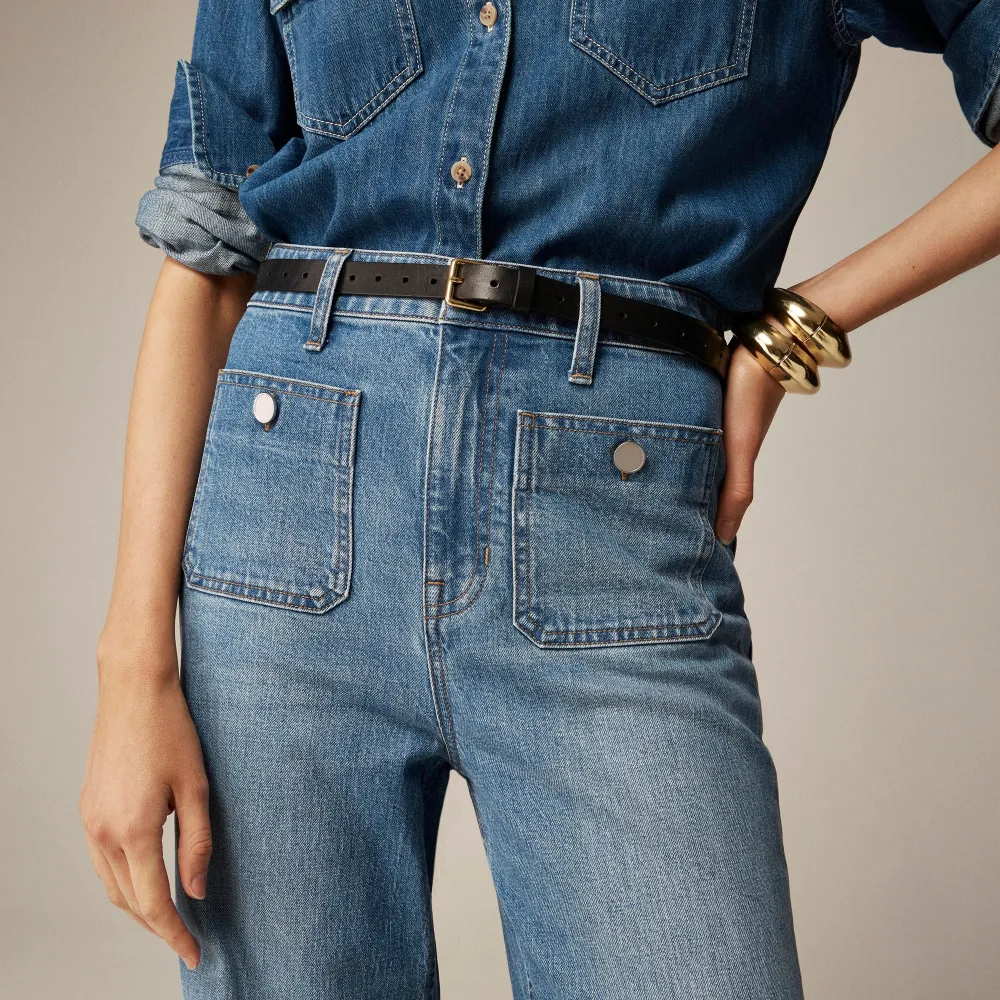 High-Rise Sailor Semi-Stretch Jeans