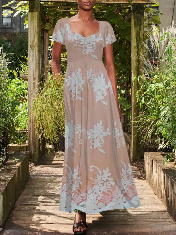 Flower Print Dress