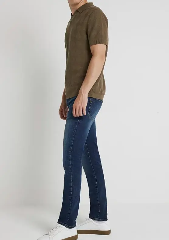 Men's Dark Blue Skinny Jeans