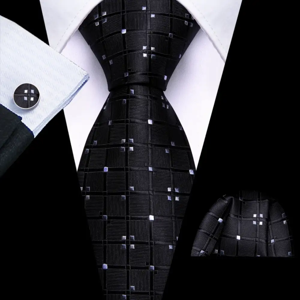 Polished Plaid Necktie Set