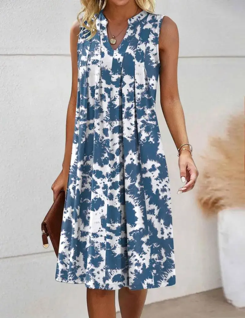 Women's Casual A-Line Dress with Pockets