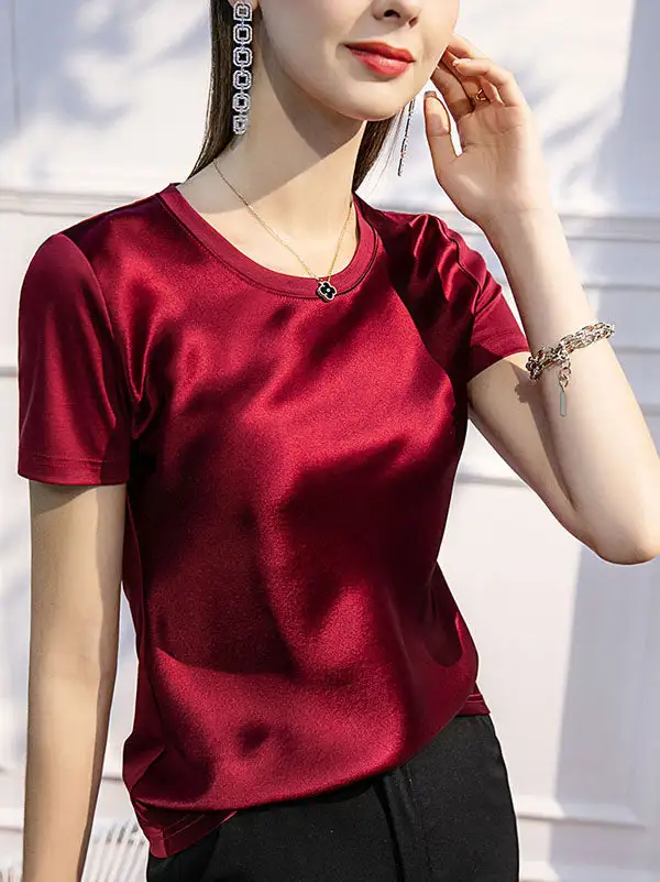 Short Sleeve Round Neck Everyday T-Shirt