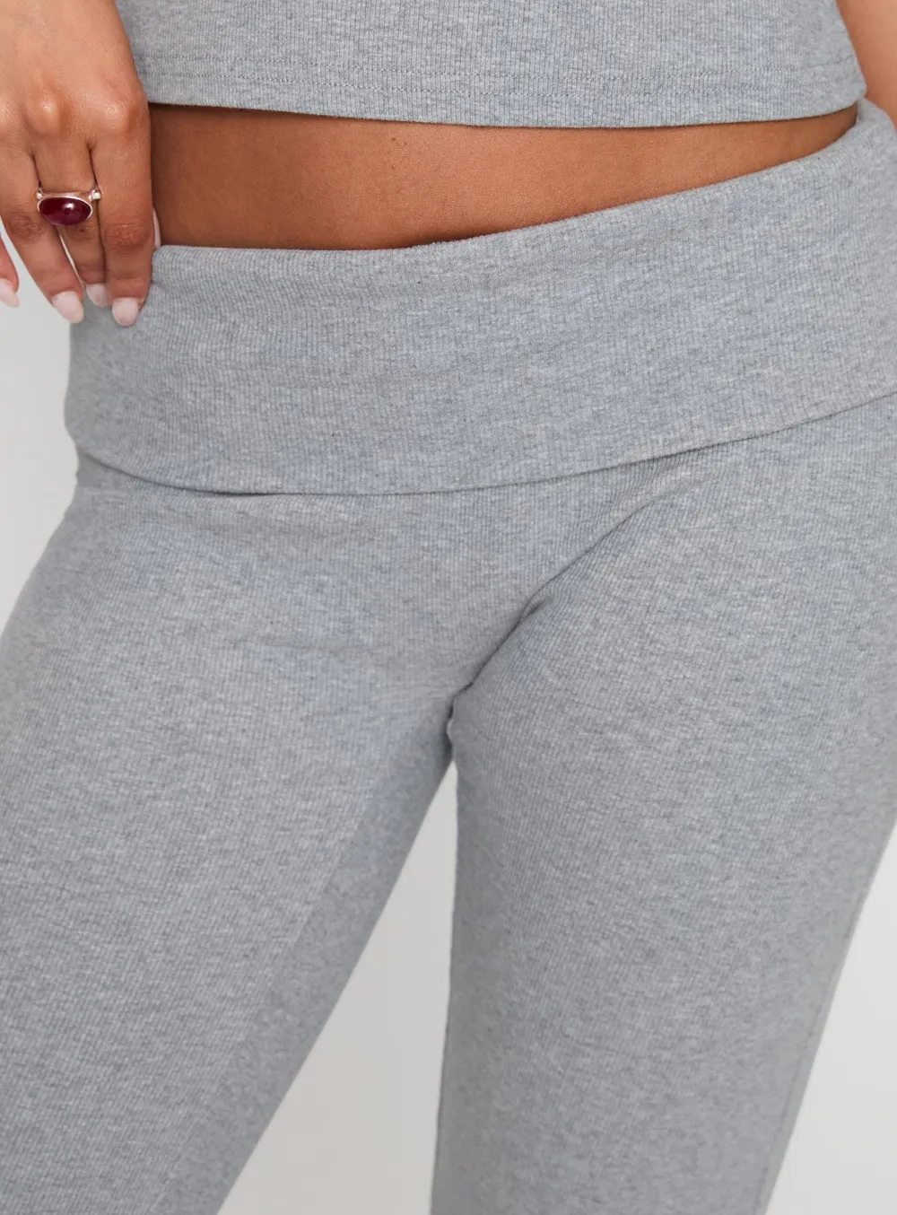 Ribbed Truth Straight Leg Pants