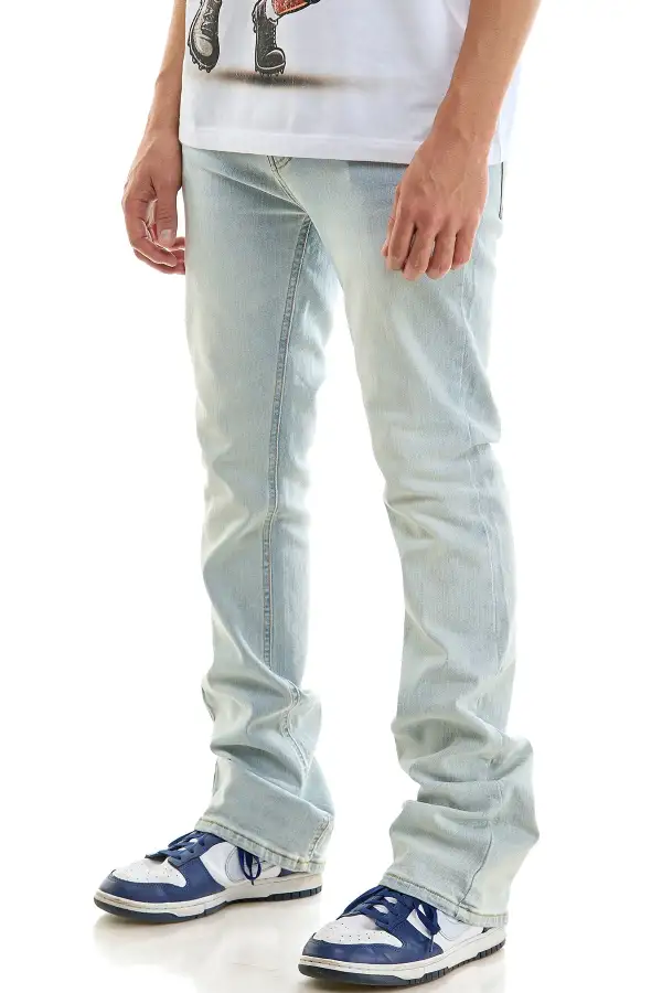 Men's Urban Flare Skinny Slim Jeans
