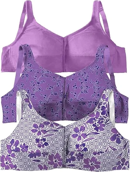 3PC-Seamless Breathable Gathered Thin Jelly Strip Bra Without Steel Ring