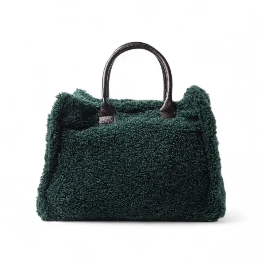 Casual Shoulder Fur Handbag