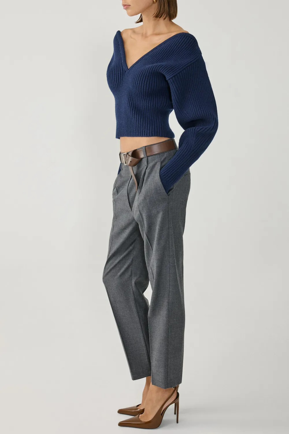 Casual Style Pants-Black