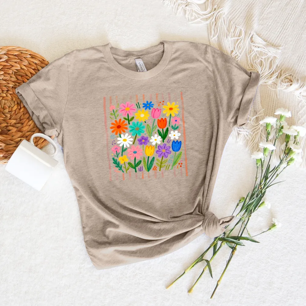 Wildflower Graphic Everyday Tee