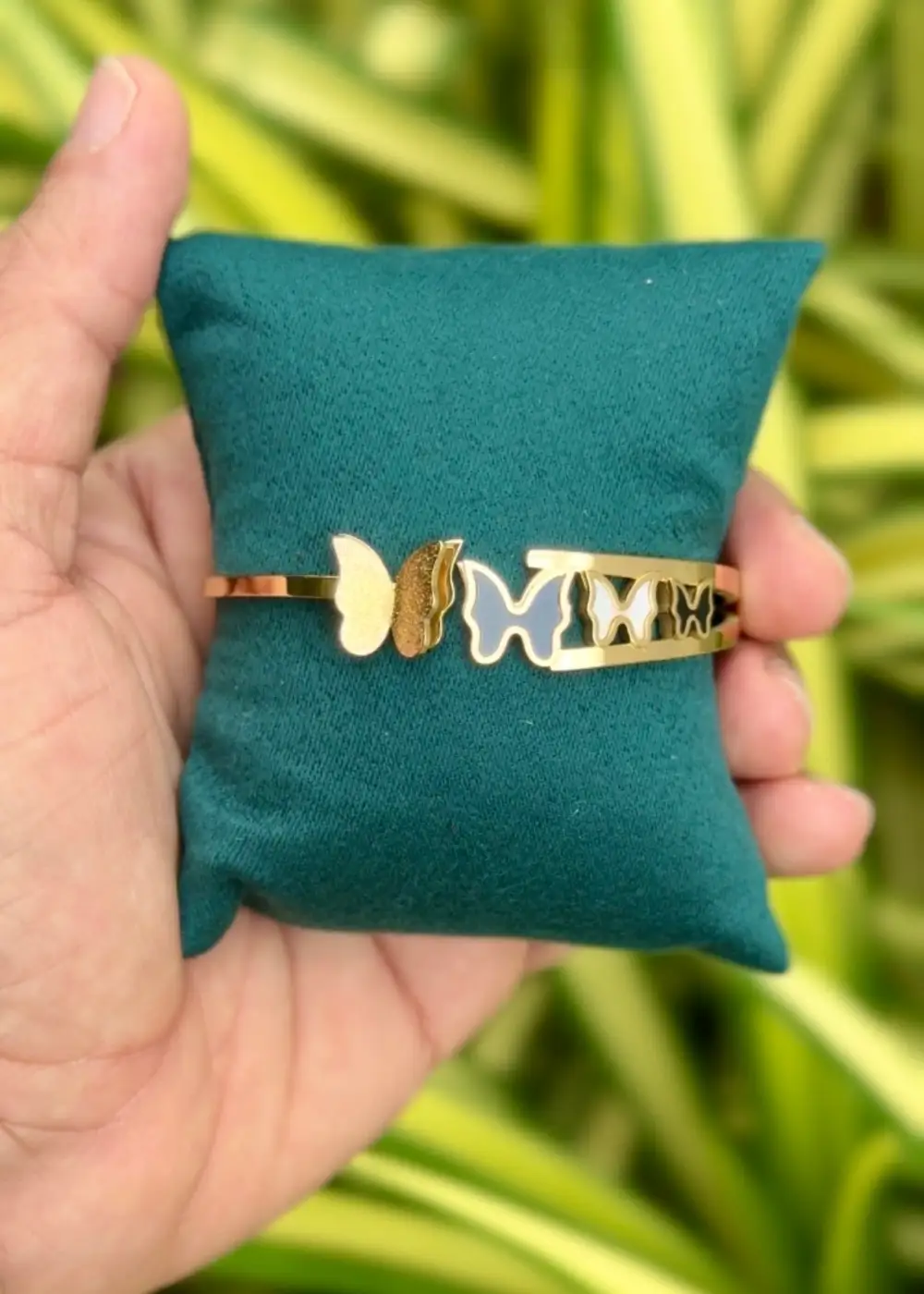 Butterfly Harmony Cuff Bangle