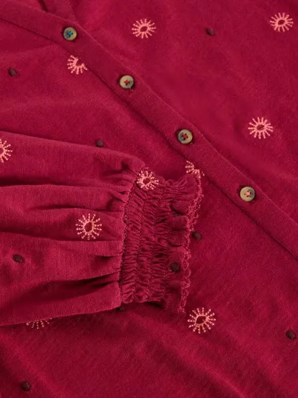 Embroidered Knitted Shirt