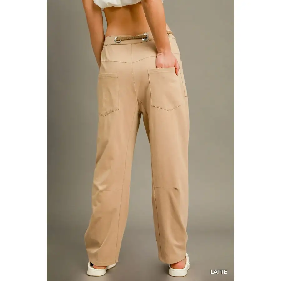 Cargo Inspired Drawstring Pants