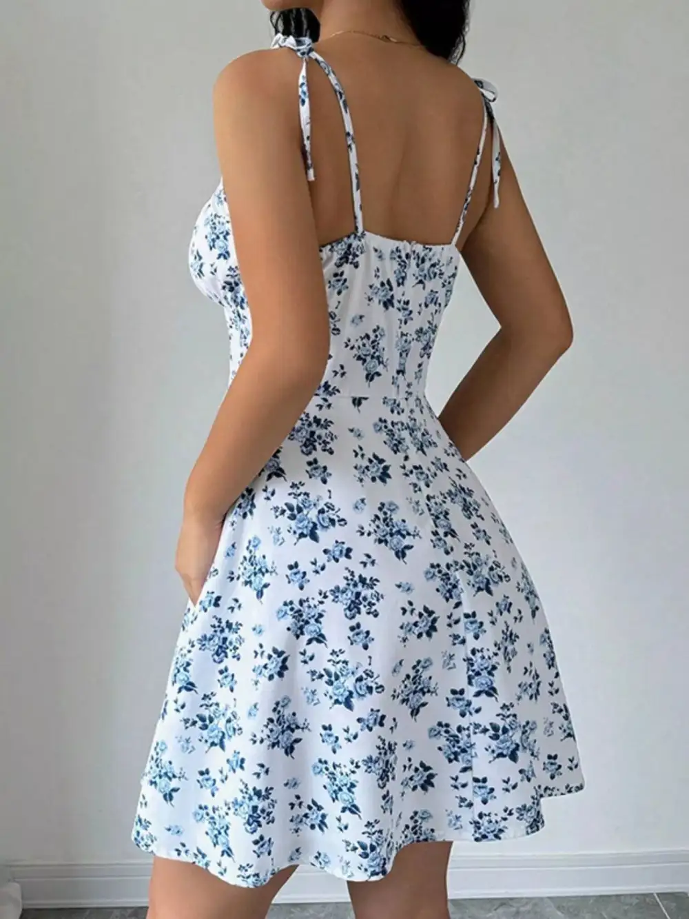 Soft Touch Floral Printed Mini Dress