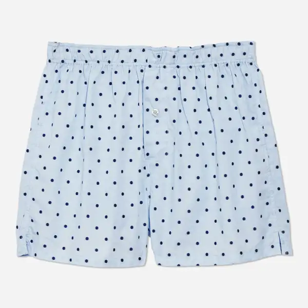 Unisex Swiss Dot Cotton Short