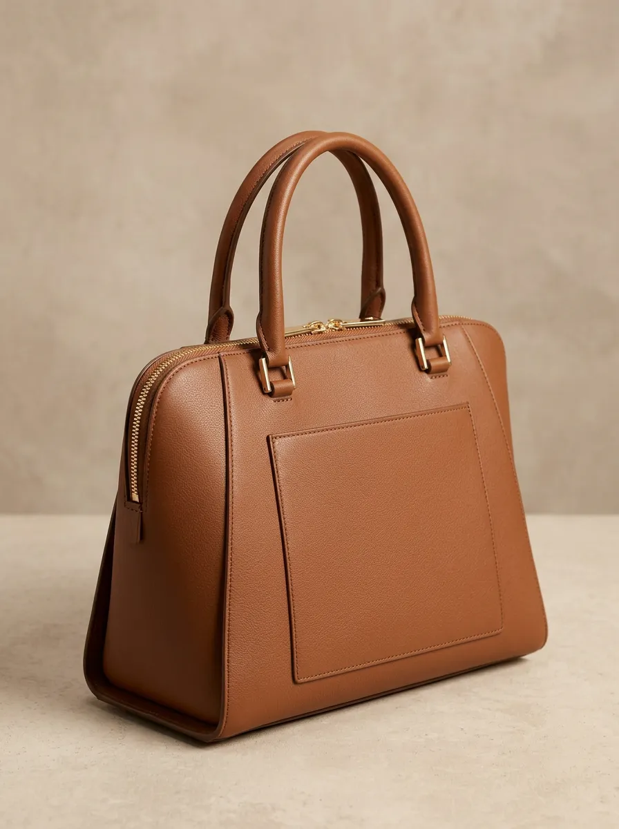 Women's Textured Dual-Handle Satchel