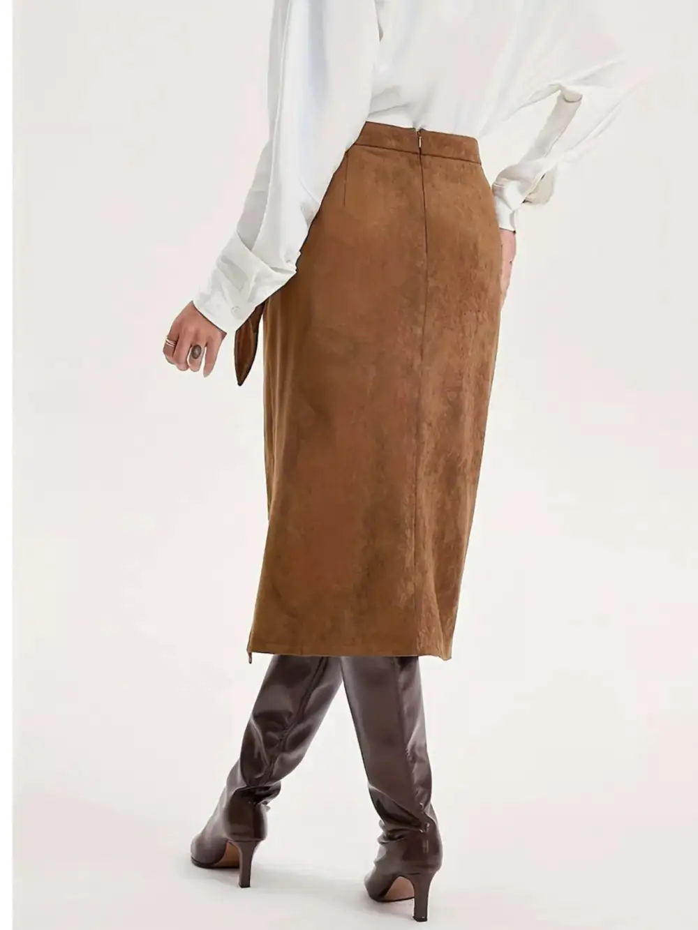 Wrap Midi Skirt