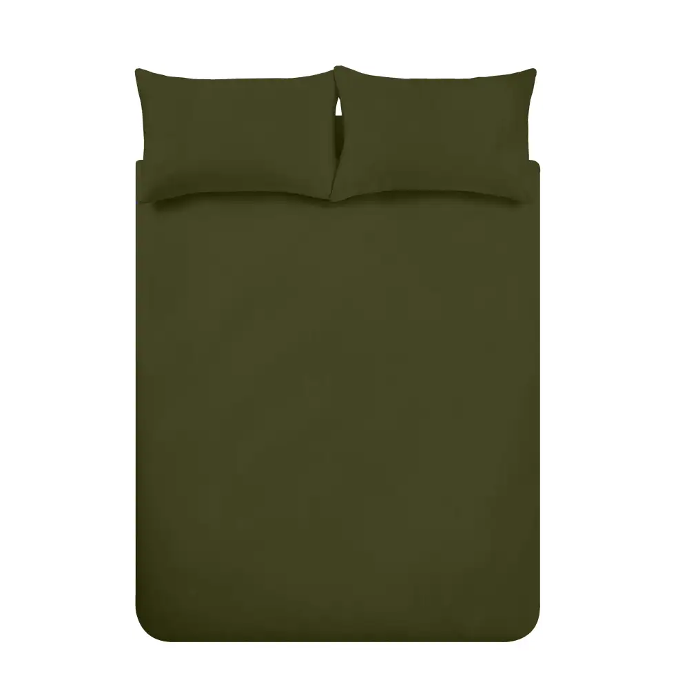 Contemporary Bedroom Printed Brushed Cotton Duvet Cover Set