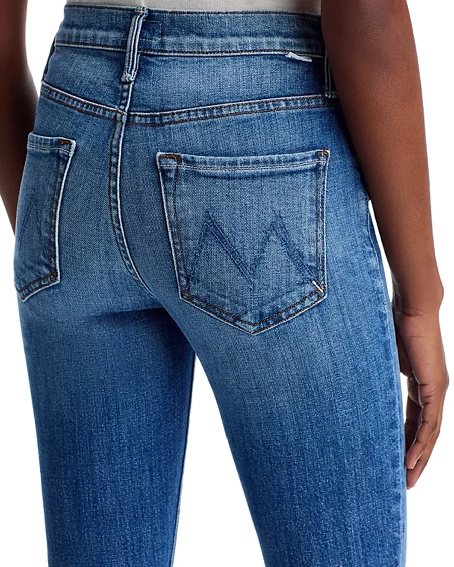 Blue Faded and Whiskered Jeans