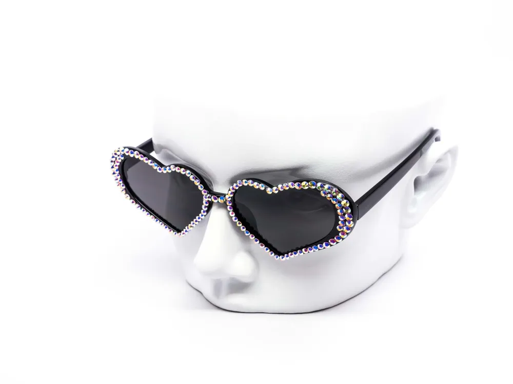 12-Pack Heart Dark Lens Assorted Sunglasses