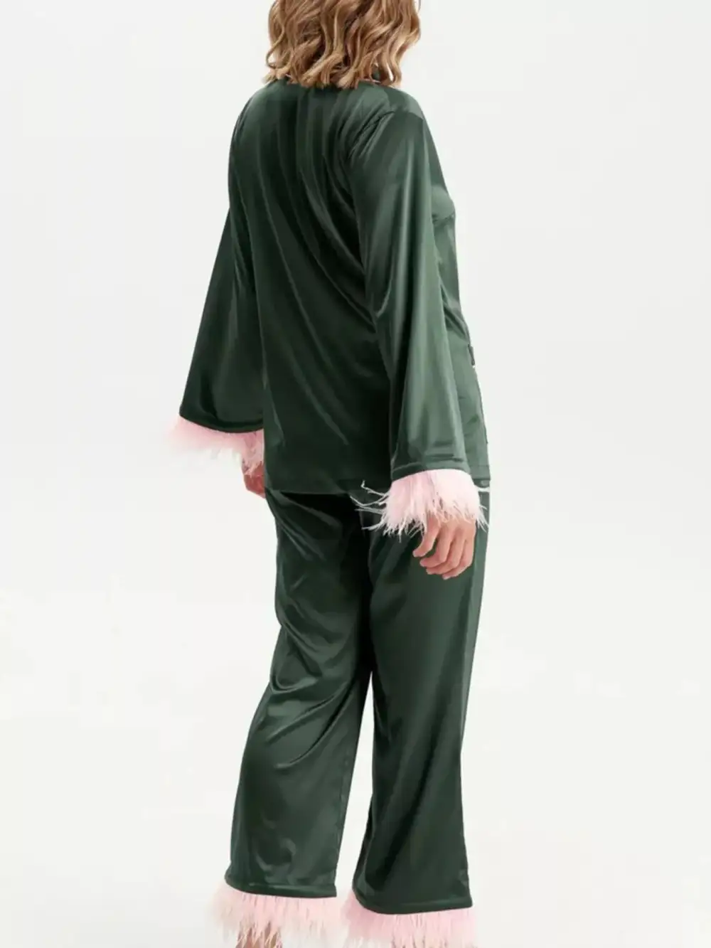Tassel Cuffs Comfortable Everyday Pajama Set