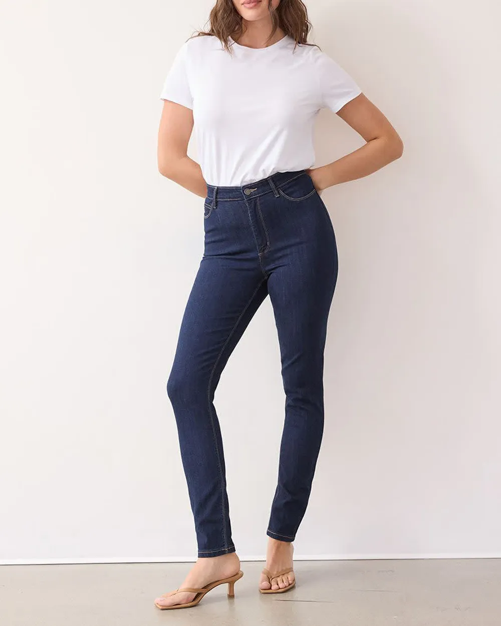 Skinny-Leg High-Rise Jean  Signature