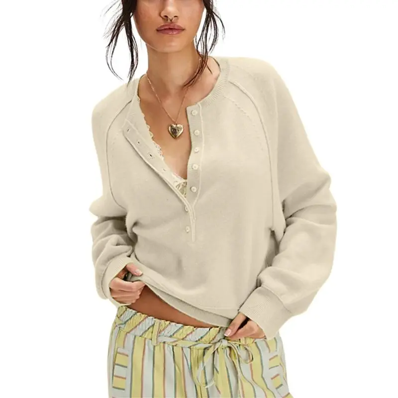 🔥 Limited-Time Sale — 40% OFF! 🔥 Women’s Long Sleeve Knitted Sweater Top — Effortless Elegance. Everyday Comfort.