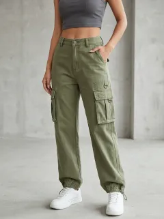 Functional Utility Look Women's Multi Pocket Cargo Pants