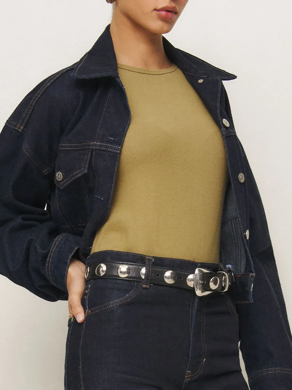 Slim Fit Crew Neck Knit Top