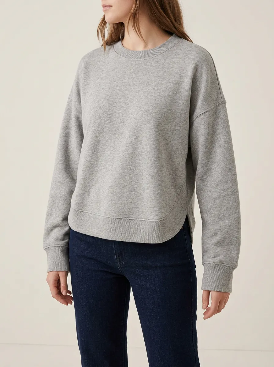 Warm Relaxed Hooded Top Hoodie