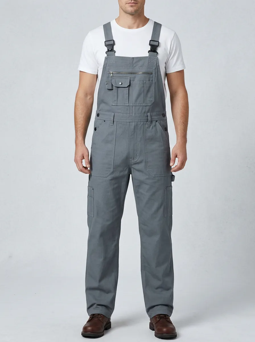 Men's Motion Multi-Pocket Bib Work Overalls