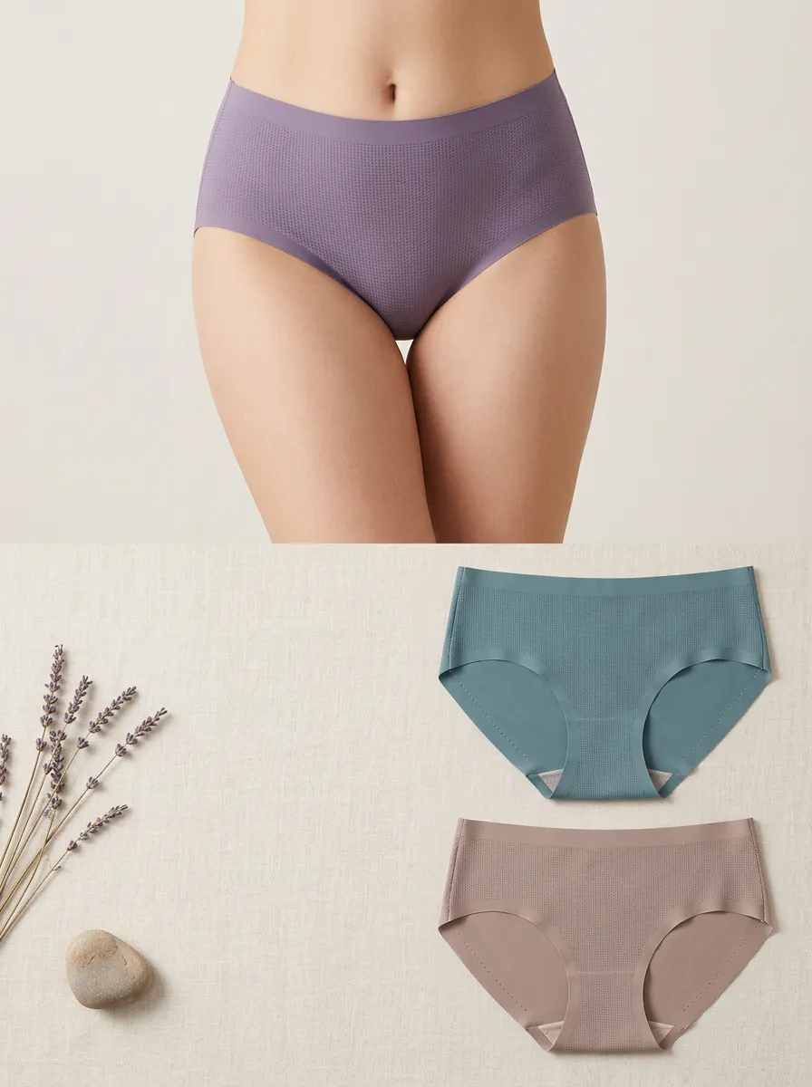 Women's Modern Lightweight-Feel Seamless Three-Pack Panties
