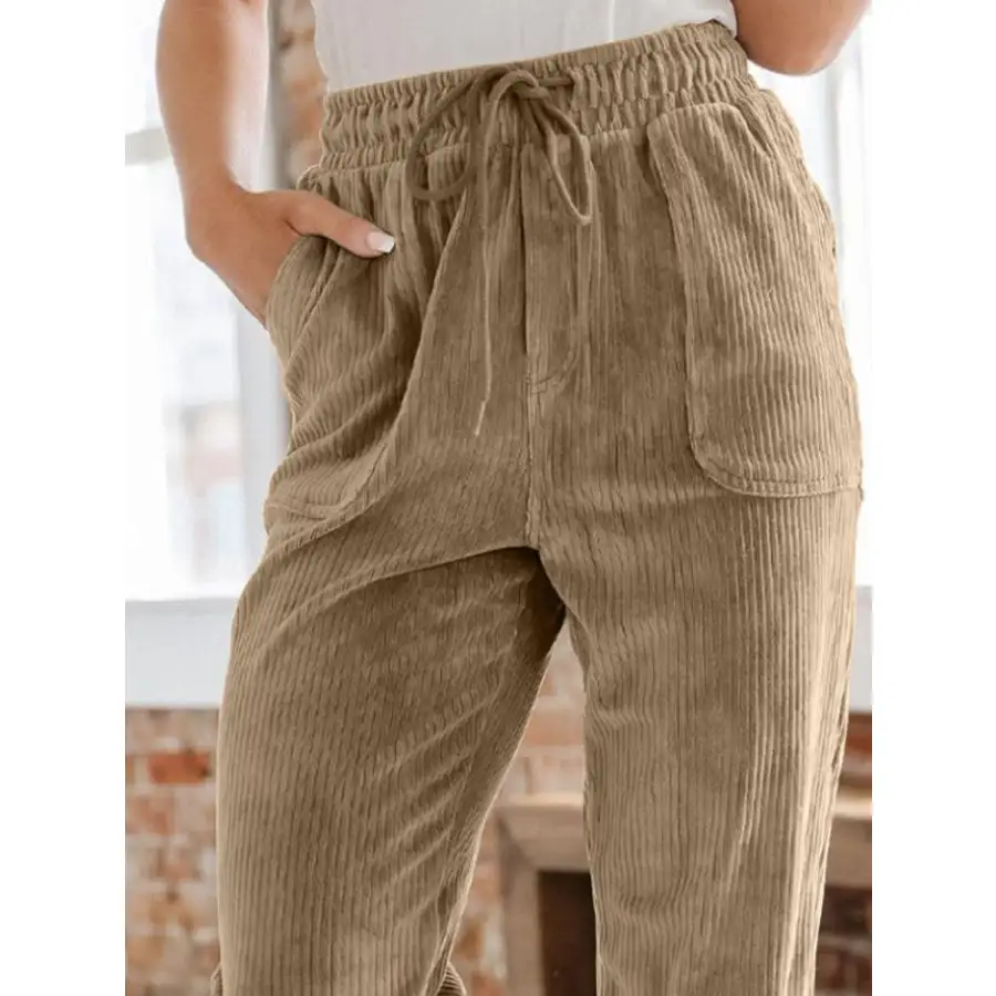 Everyday Drawstring Pants with Pockets