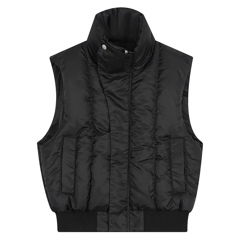 CleanFit Stand Collar Sleeveless Vest