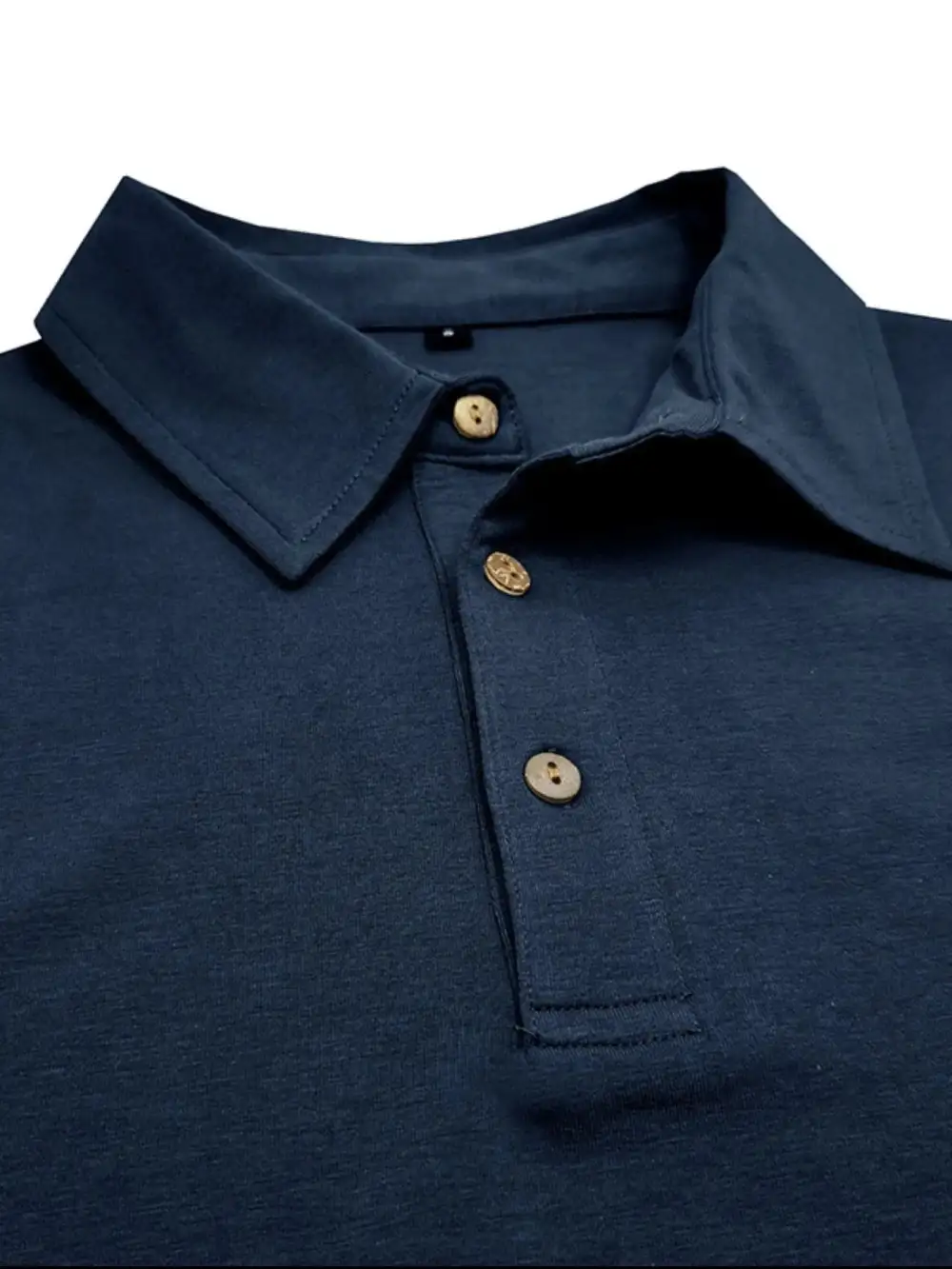 Collared Short-Sleeve Polo Shirt