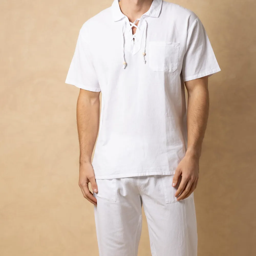 Dinner Pocket Front Long Sleeve Button Shirt