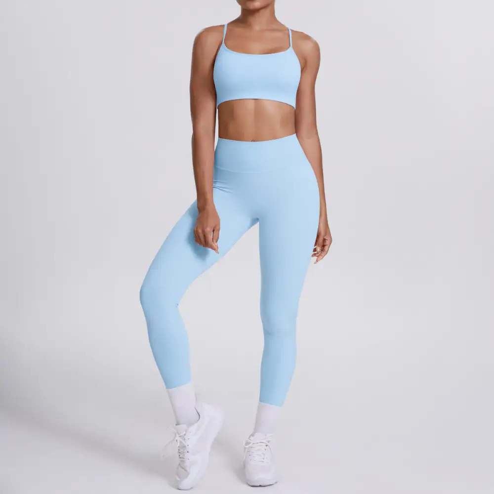 Quick-Dry Backless Two-Piece Activewear Active Set