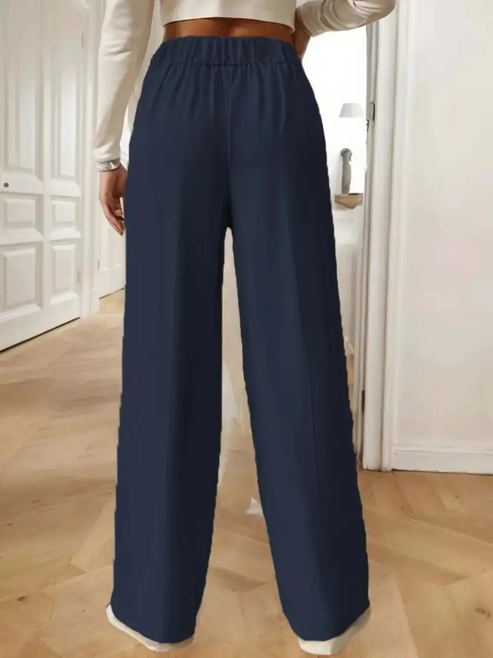 Full Size High Waisted Wide Leg Pants Plus Size