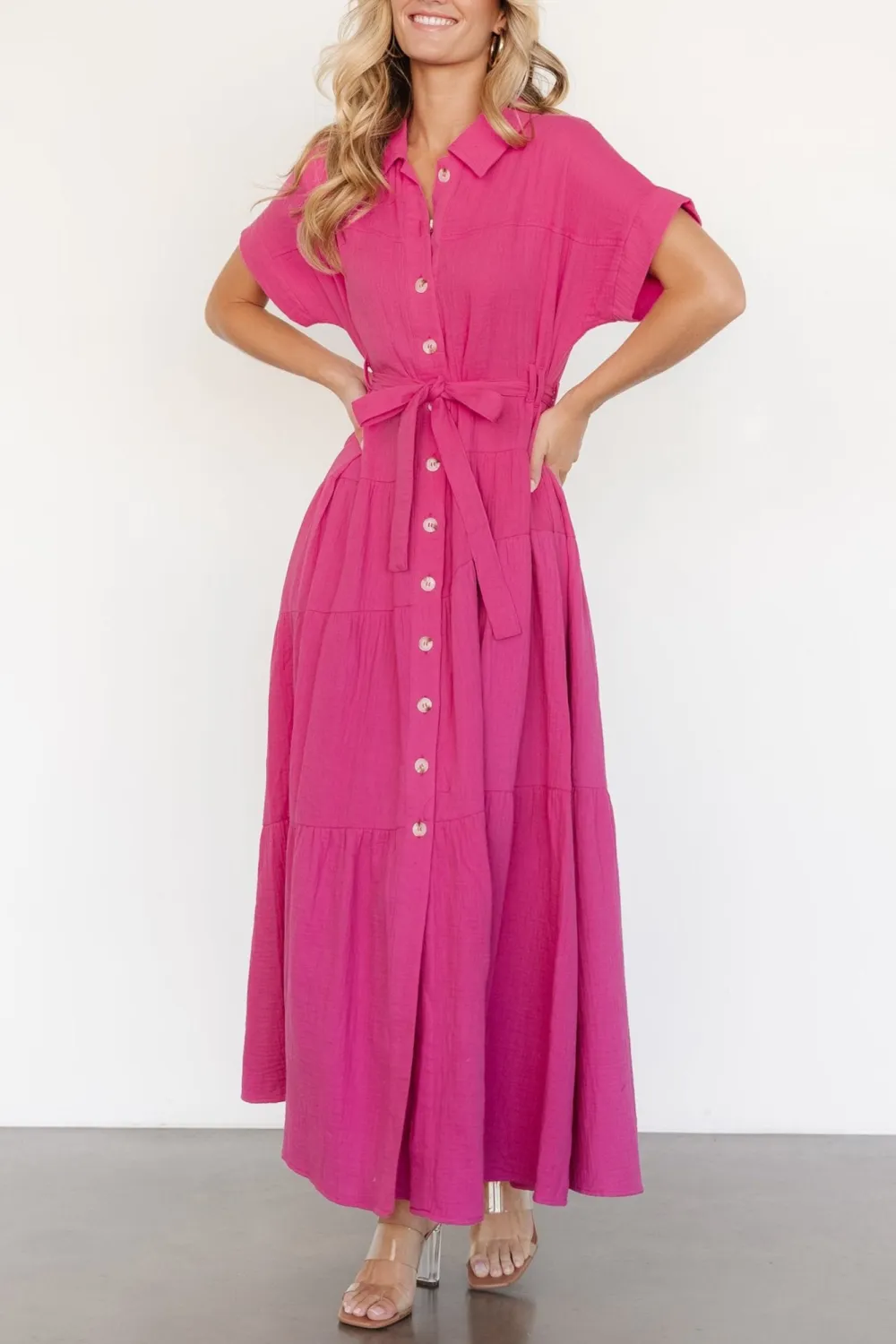 Universal Commuting Lace High-Waisted Dress