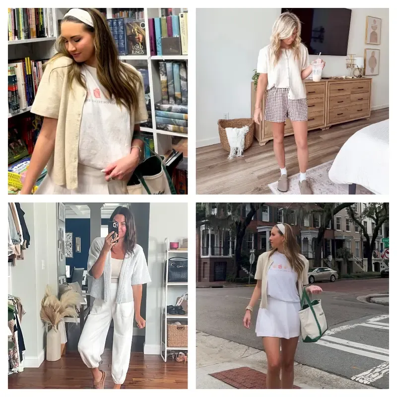Women's Short-Sleeve Cardigan Sweater🔥10-Pack -Only $24
