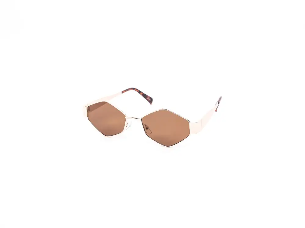 12-Pack Metal Hexagon Sunglasses