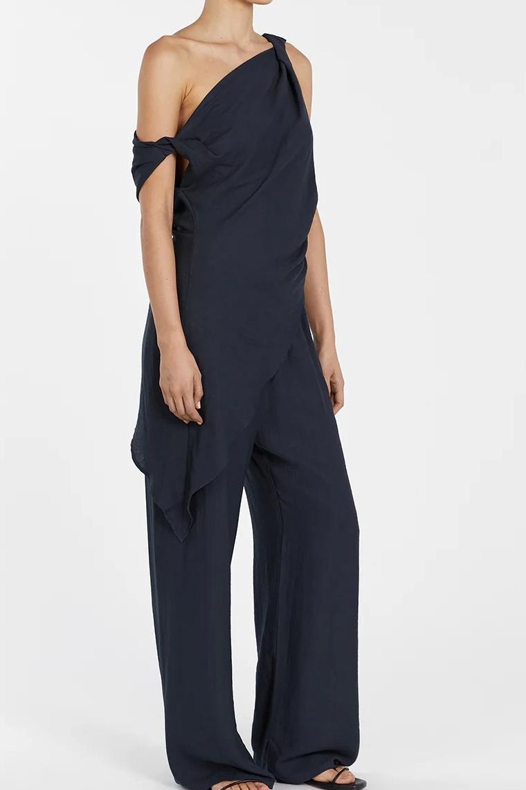 ONE SHOULDER CHIC TUNIC TOP