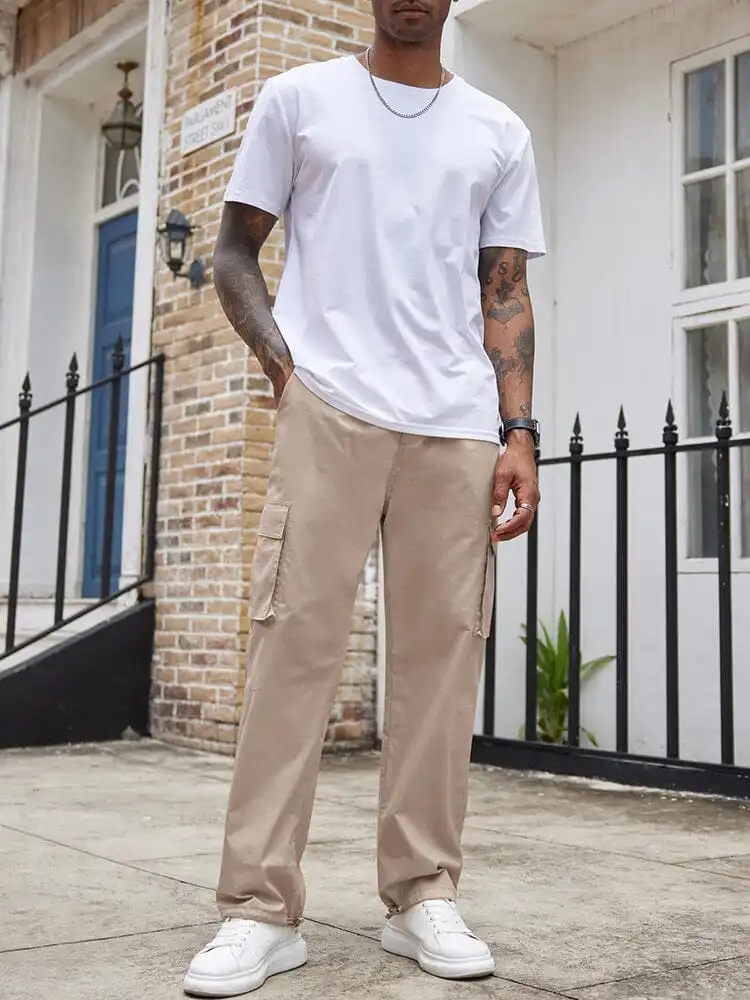 Casual Classic Cotton Cargo Pants