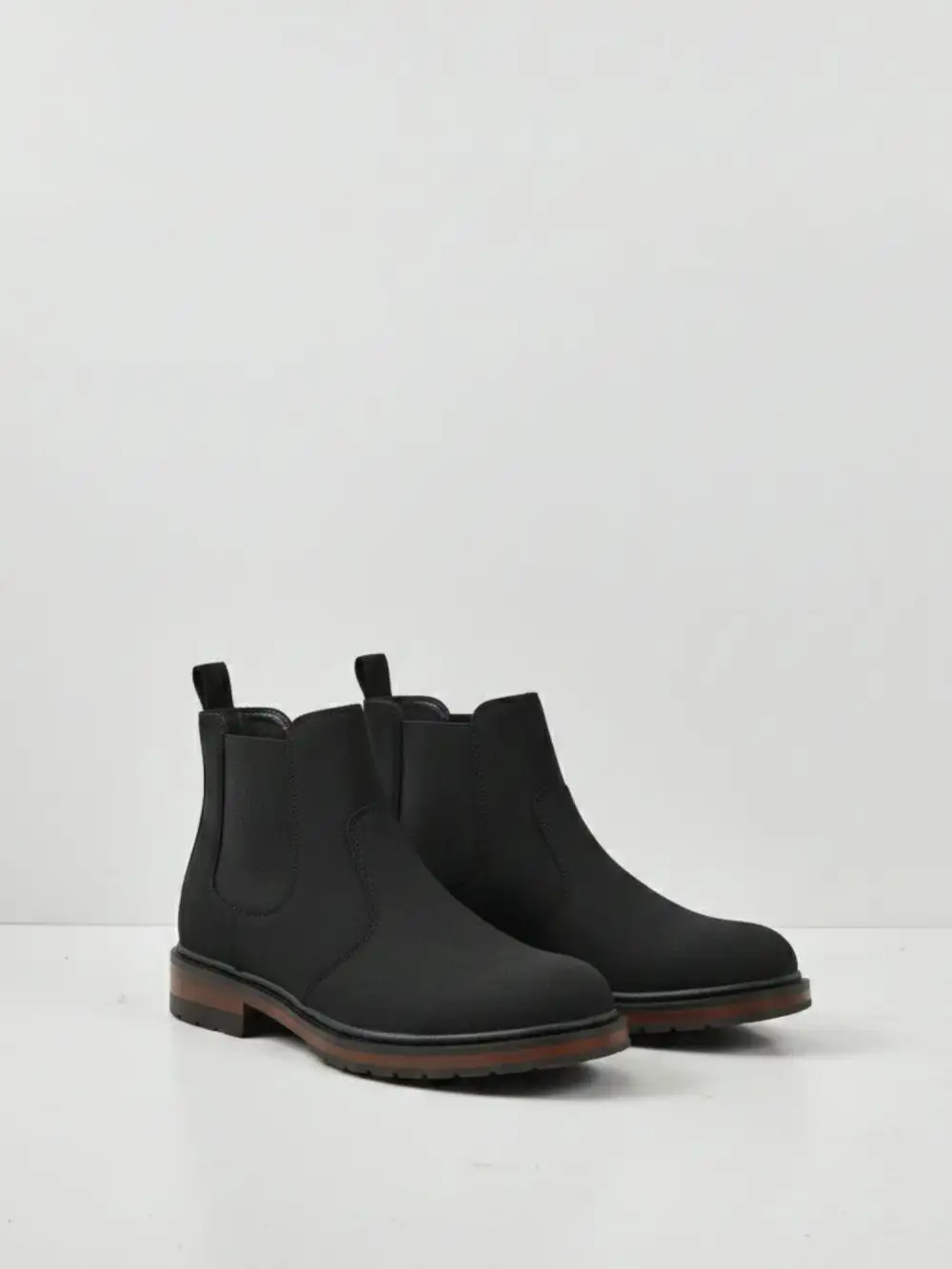 Women's Water Resistant Vegan Suede Chelsea Boots