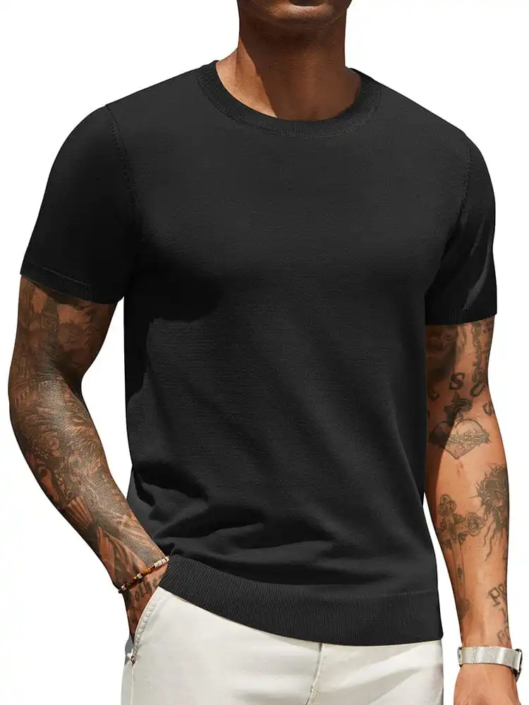 Casual Basic Knit T-Shirt