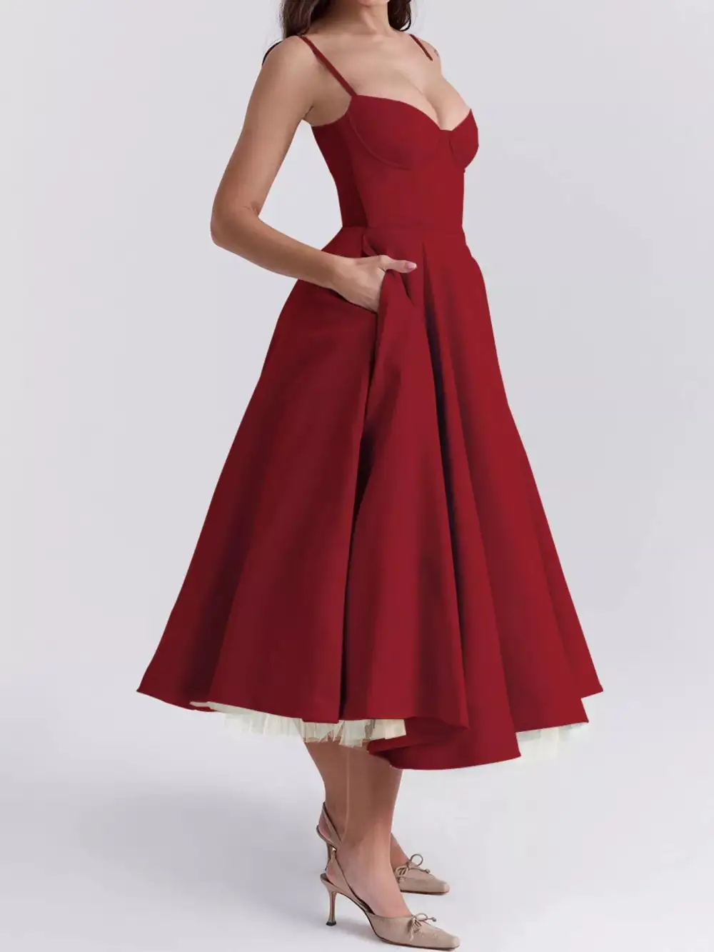 Sweetheart Midi Dress