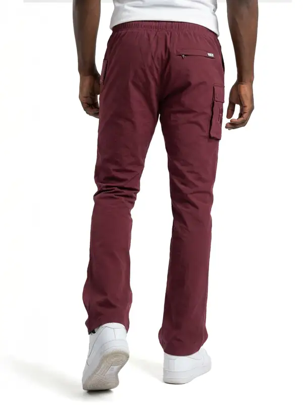 Nylon Pants - Burgundy