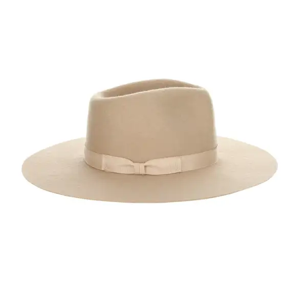 Women’s Classic Wide Brim Wool Felt Fedora Hat