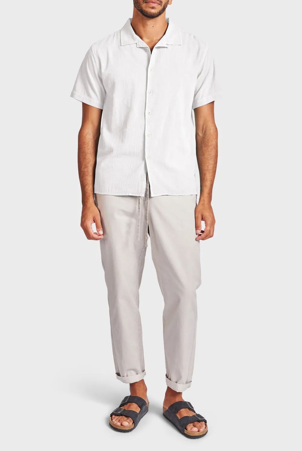 Jed Short Sleeve Shirt-Light dutch blue