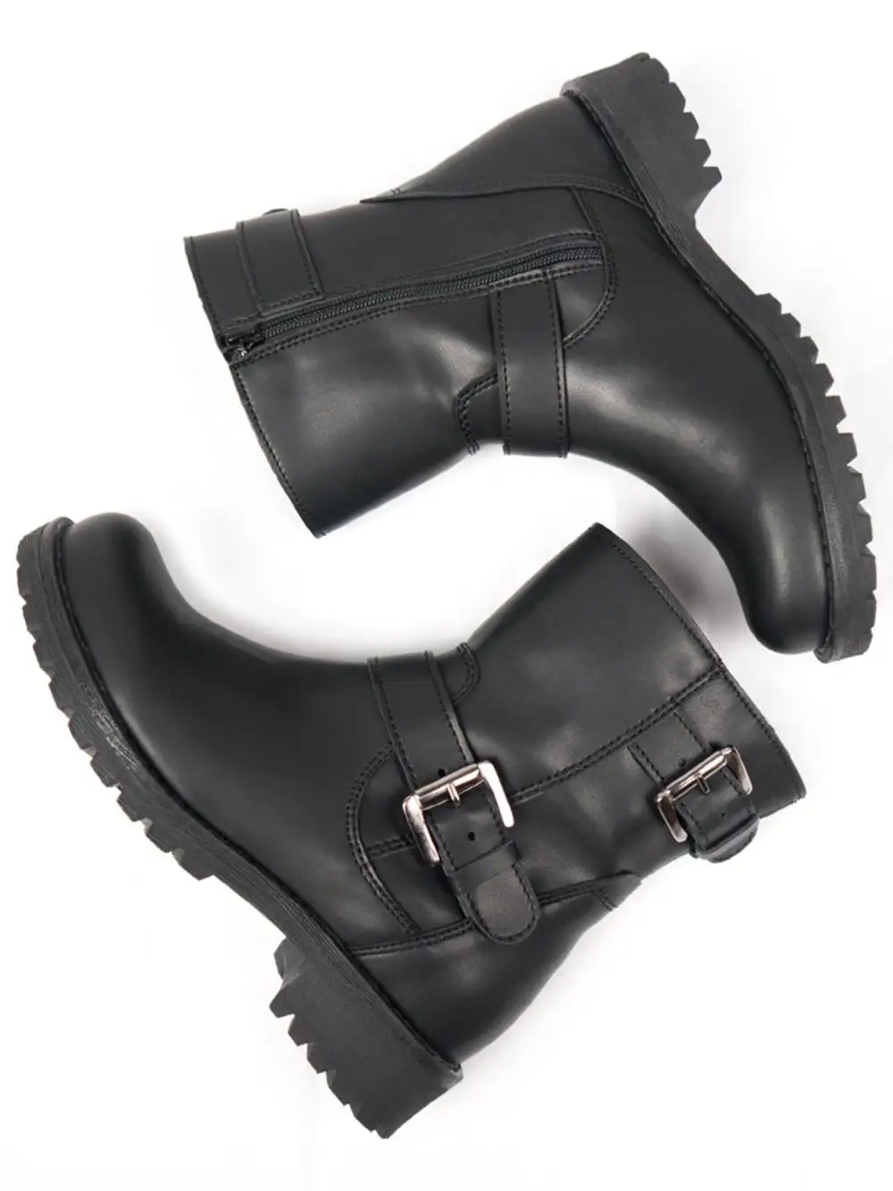 Women's Minimal Modern Water Resistant Vegan Leather Everyday Boots