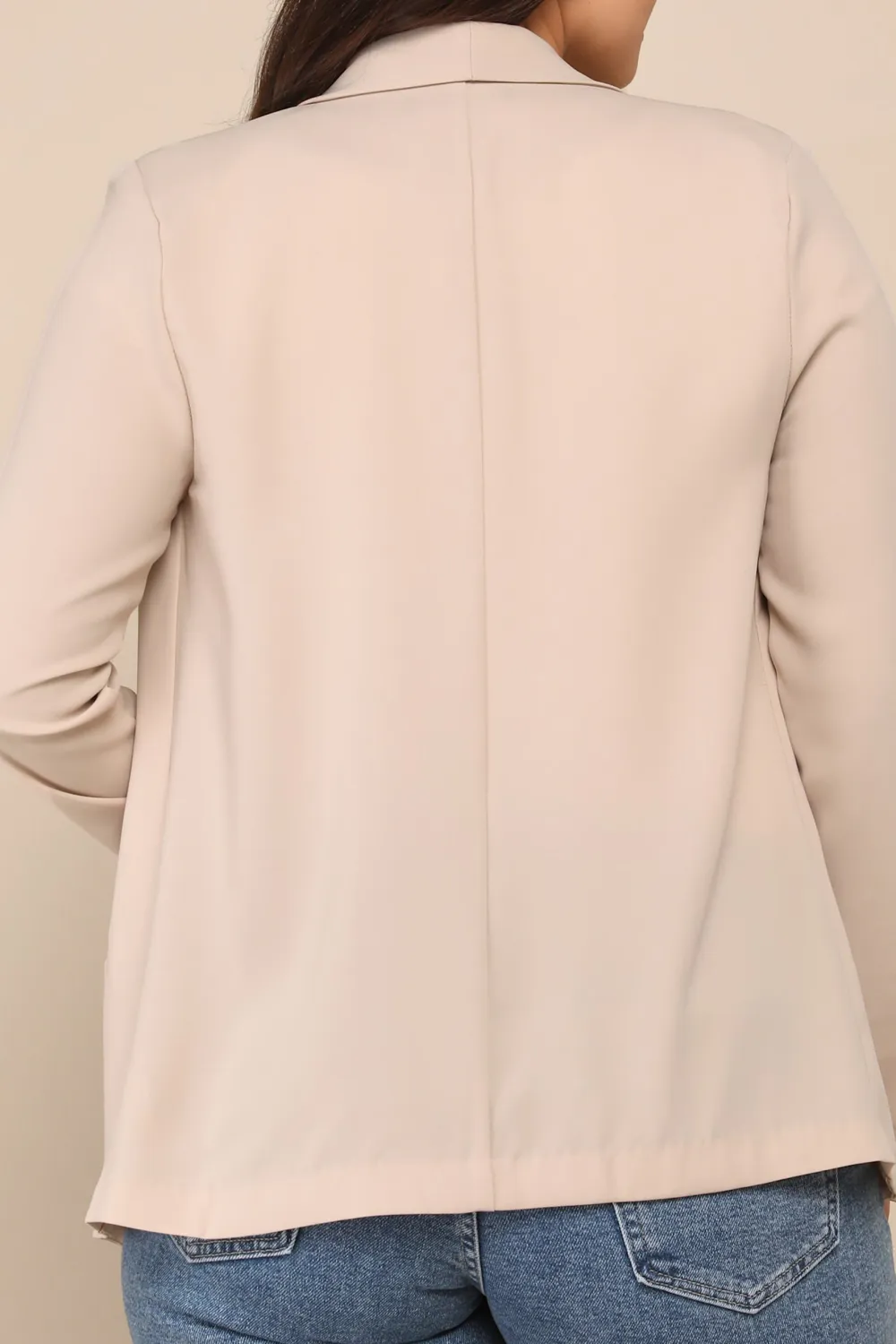 Casual Style Long Sleeve Lightweight Blazer
